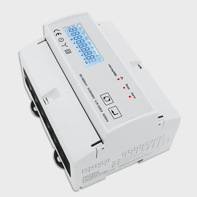 80A WIFI multiplo trifase multifunzione contatore di energia relè telecomando angolo di fase RS485 Modbus