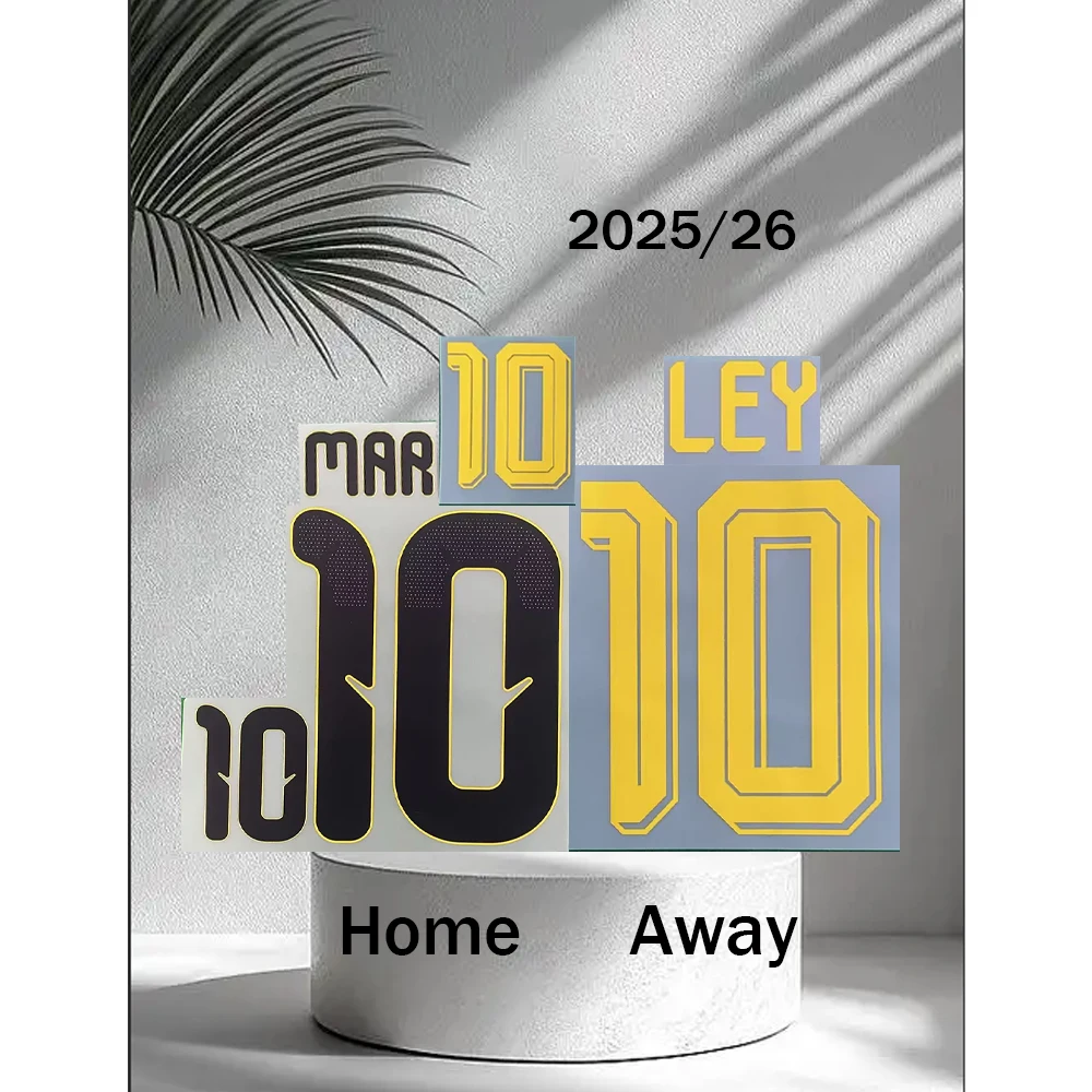 2026 Jamai2ca country Name sets Home marle10y nameset iron on away name and number iron on top AAAA quality Cup 26/27