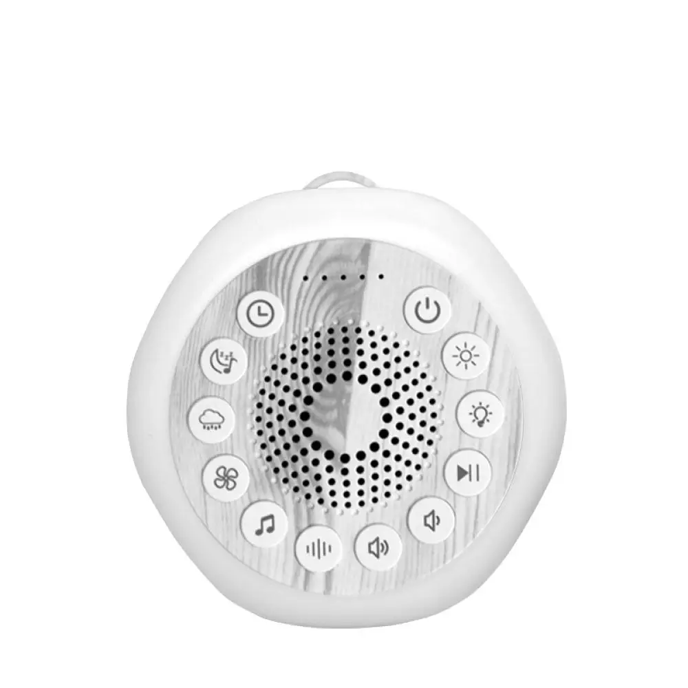 Portable White Noise Machine Sleeping Aid For Baby Kids Adult Relaxation Music Player With Night Light Nursery Travel
