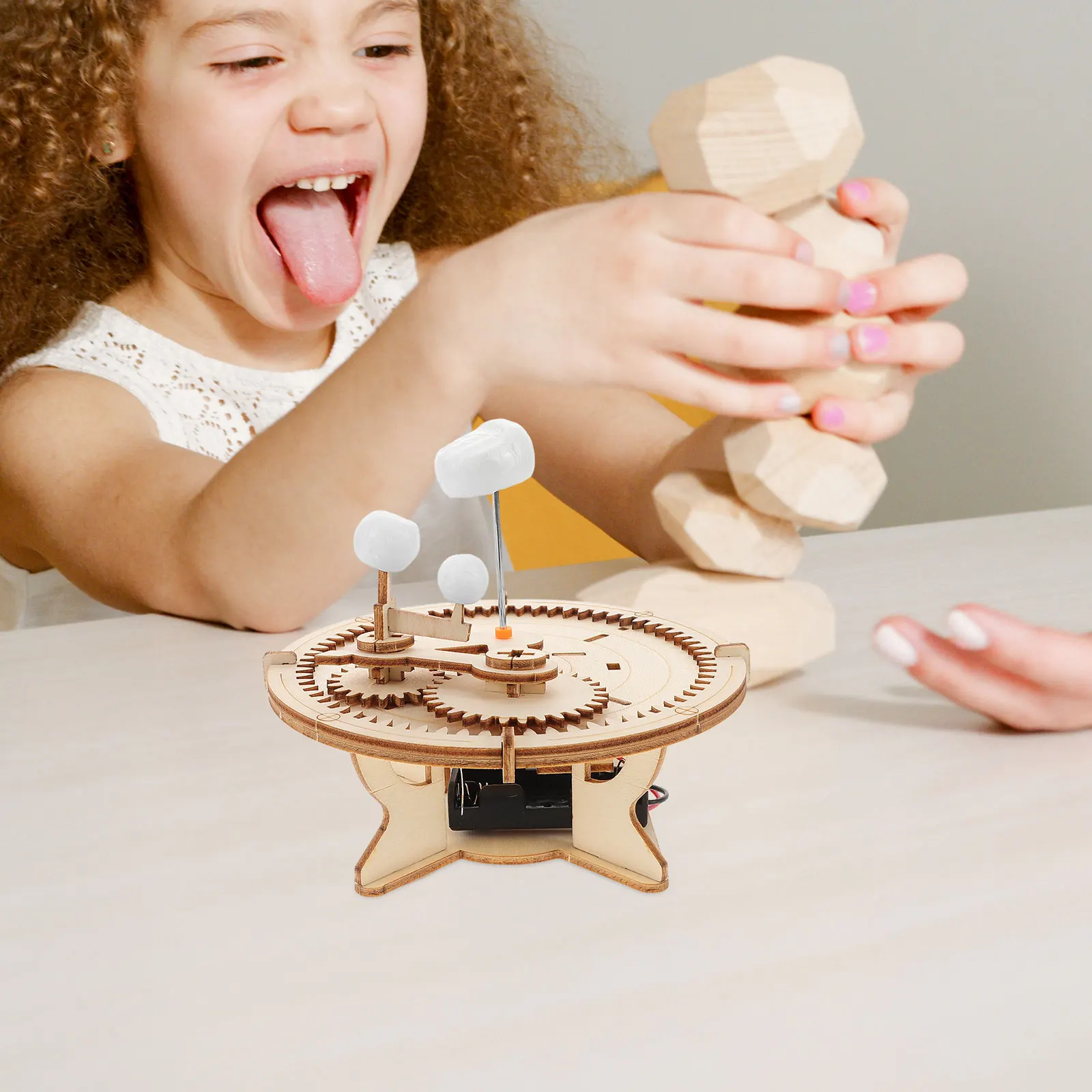 

Diy Puzzle Building Toys Astronomy for Kids Crafts Kits Assembly Model Material Package