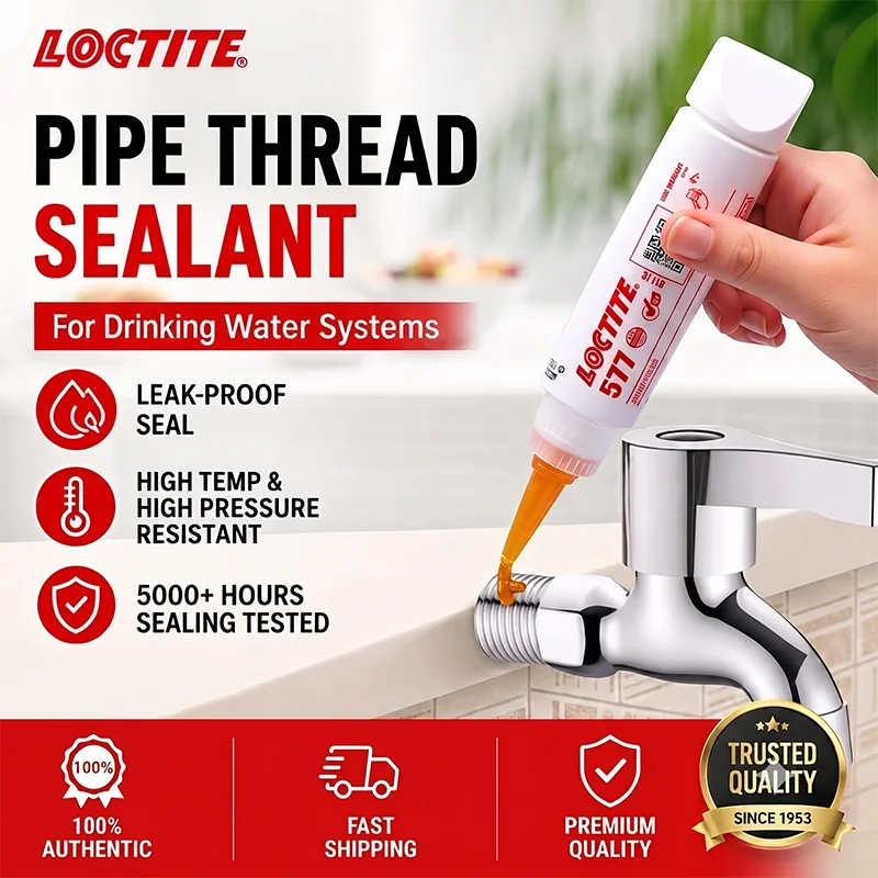 Loctite 565 567 572 573 577 Pipe Thread Sealing Adhesive 50ml 250ml Food-grade High-pressure Pipe Thread Sealing Adhesive