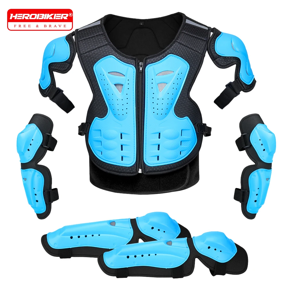 Motorcycle Protective Gear Riding Knee And Elbow Pads Men's And Women's New Adult Motorcycle Racing Equipment Protective Vest