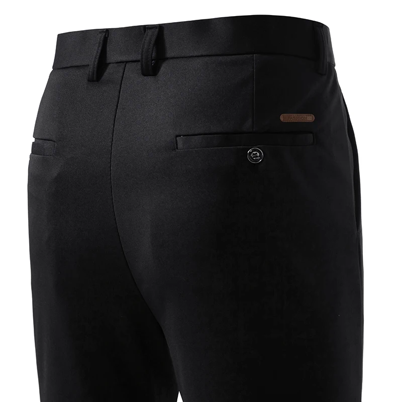 Male Smart Casual Pants Stretchy Men's Lightweight Quick Dry Breathable Slacks Casual Work Dress Pants for Men