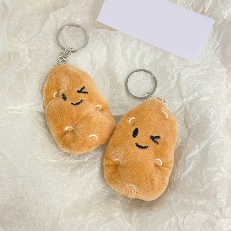 

10pcs Southern Potato Keychain Or Brooch Accessory for Fashion Enthusiasts