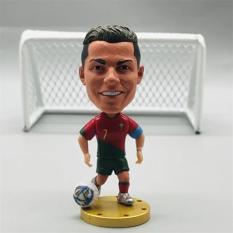 New 6.5cm Haaland  Mini Resin Doll Figurine  De Bruyne Gerrard Sancho 2.5inch Soccerwe World Events Football Star Messi 2022