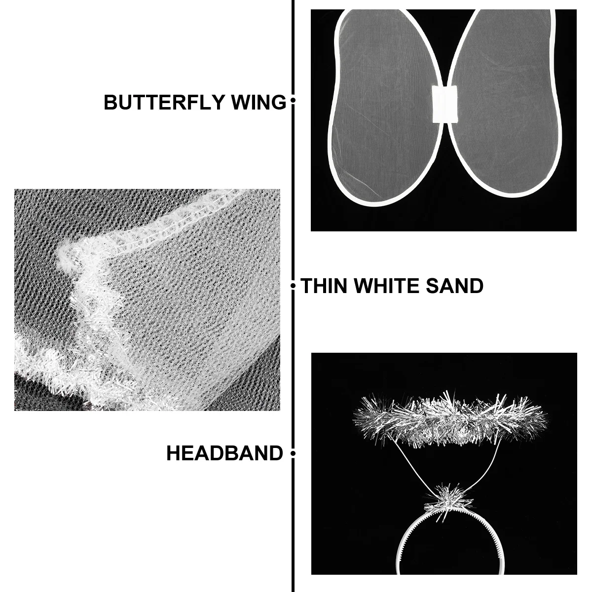 1세트 소녀 할로윈 의상 4피스 세트 가면 무도회 어린이 쇼 파티 드레스 할로윈 의상