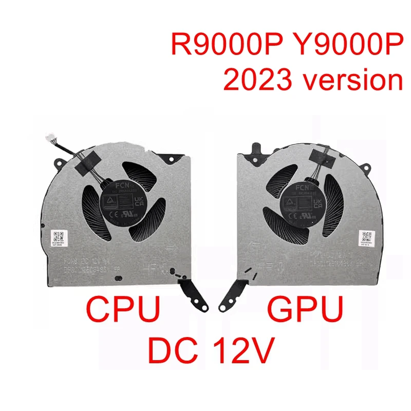 New Laptop CPU GPU Cooling Fan For Lenovo Legion R9000P Y9000P 2023/Legion Pro 5 Gen8 /Legion Pro 7i Gen 8 /Legion Pro 5i Gen 8