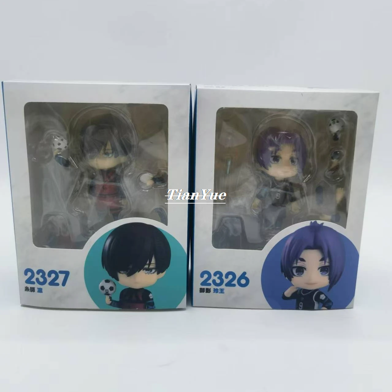 Anime Blue Rock Mikage Reo 2326 Rin Itoshi 2327 Figurka PVC Lalka Model Zabawki Dekoracja samochodu 10 cm