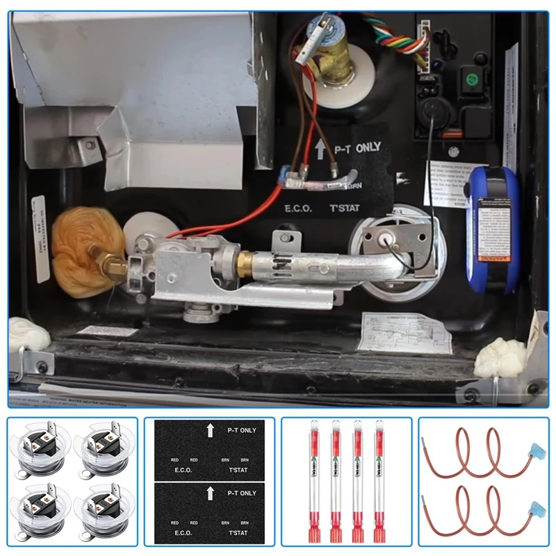 RV Water Heater Thermal Cutoff With ECO Thermostat Assembly Kit Replacement Part For 93866 91447