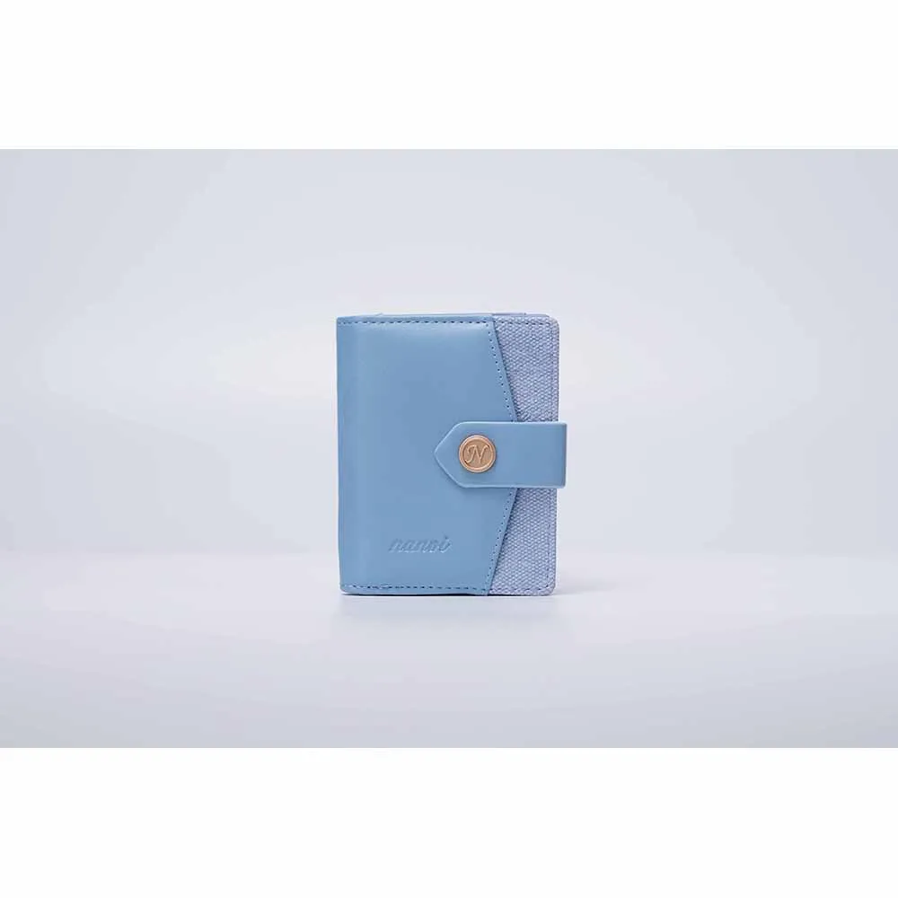 

Women's Long Cute Sweet Color Blocking Short Wallet Multifunctional Anti-theft Card Clip 5 Colors FANSU