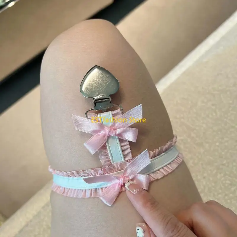 y5gc-fashionable-lace-garter-thigh-belt-elastic-elegant-bowknot-leg-strap-for-women