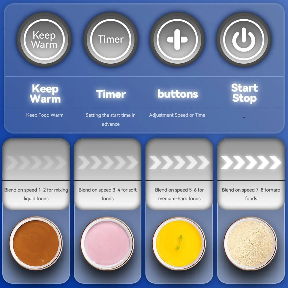 ASH01-S Professional 59OZ Countertop Blender for Smoothies + ASSM-01 Slushie Machine Pro - 85oz Large Capacity, 5 Preset Modes +