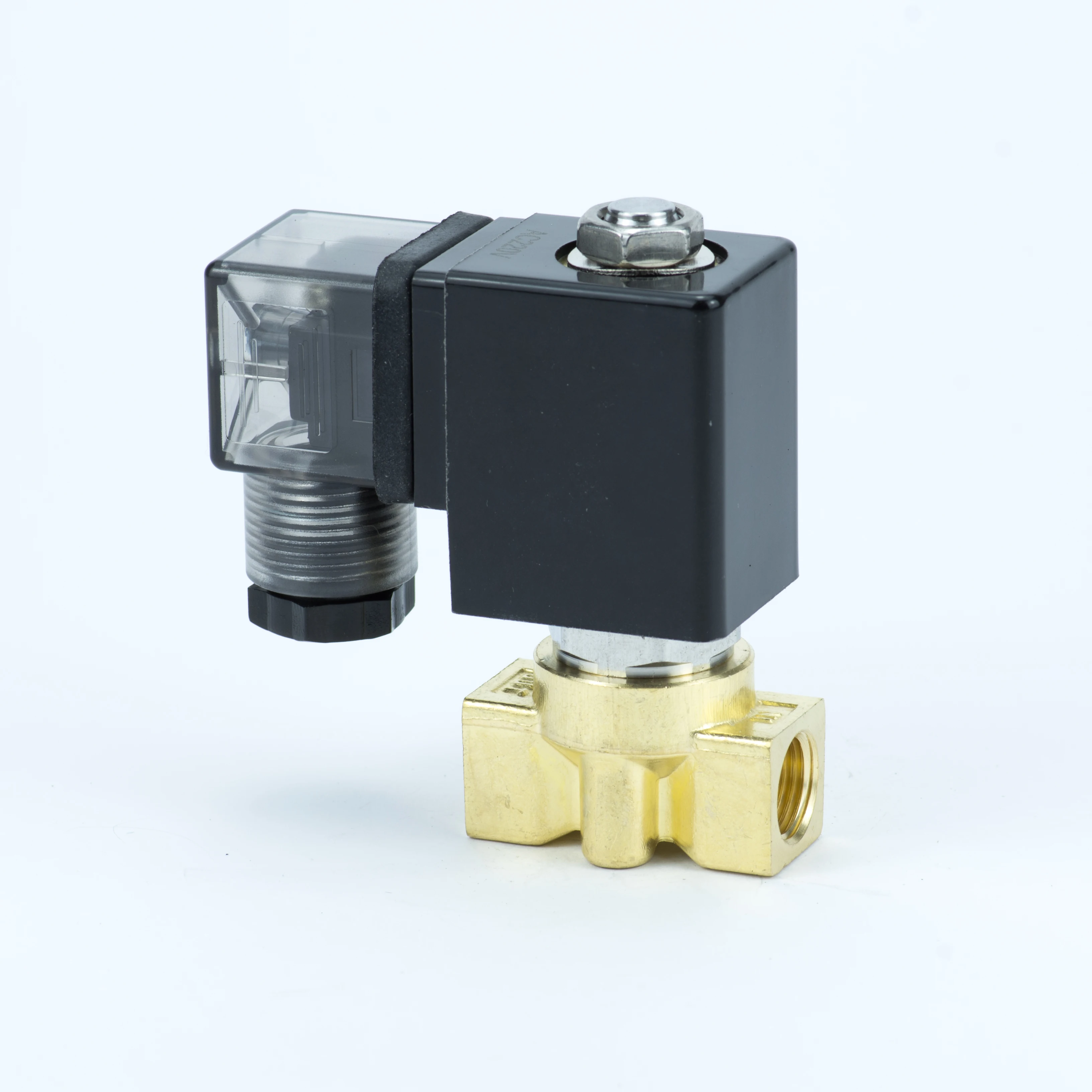 PU Series Large Diameter Direct Acting 2/2 Step Two-Position Two-Way Solenoid Valve Normally Closed for Industrial Use