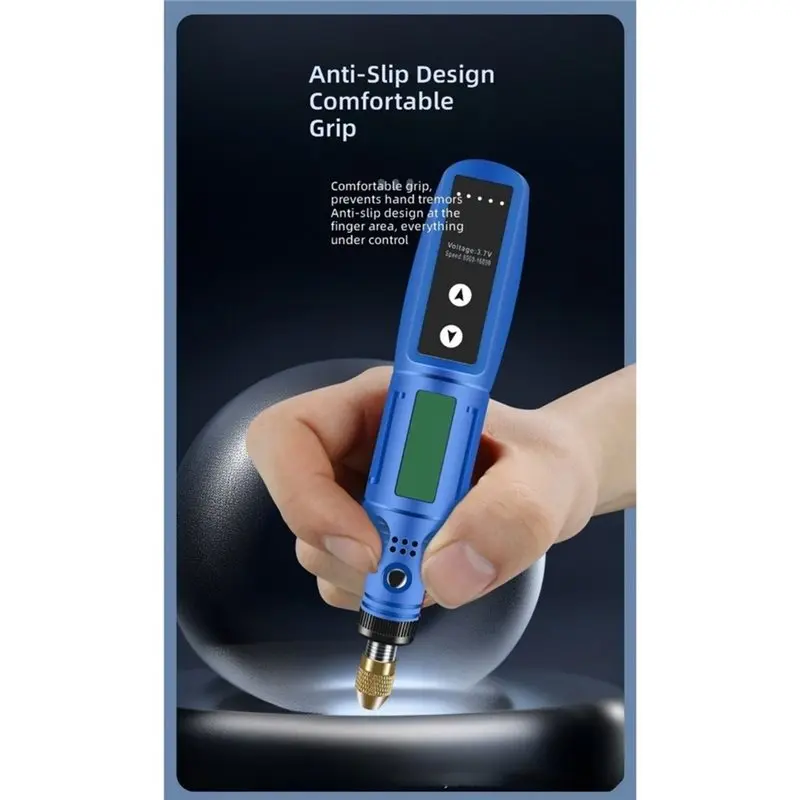 ABUG-Mini Handheld Electric Rotary Tool - Ideal For Cutting, Carving, Polishing (Jade & Woodworking), And Grinding