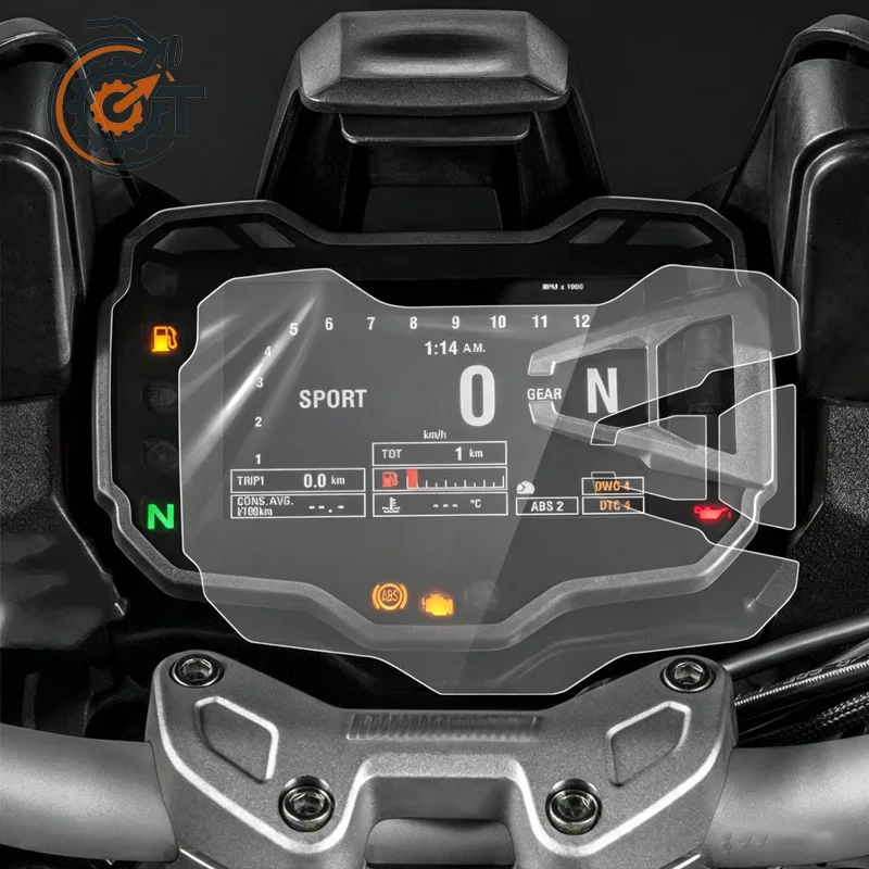 For DUCATI MULTISTRADA 1260 S 1200 S 950 2015 2016 2017 2018 Accessories Motorcycle Instrument Film Dashboard Screen Protector