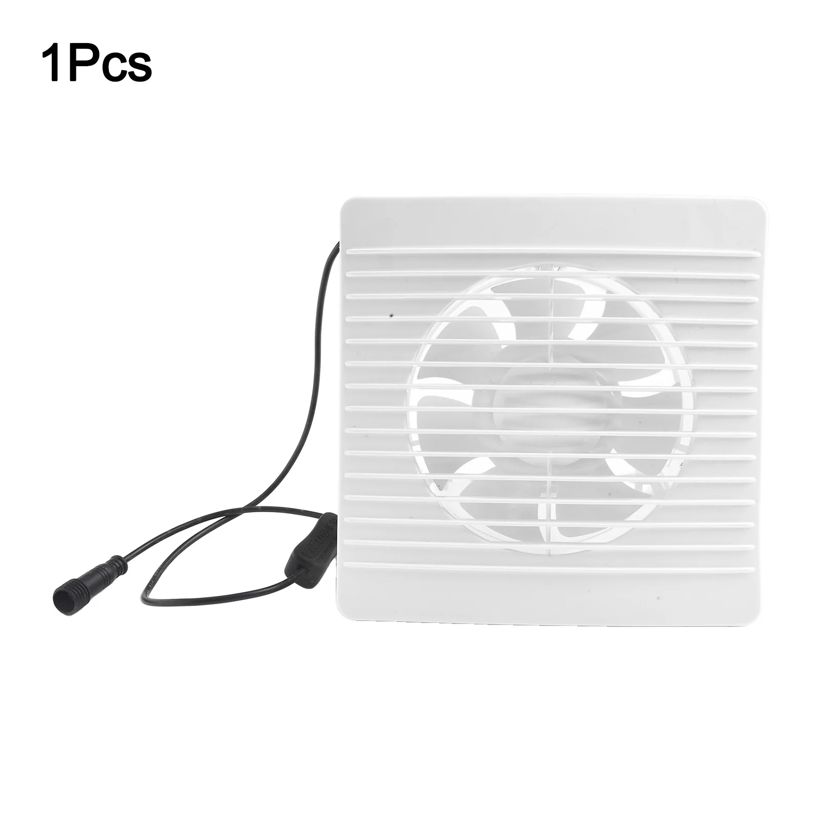 Ventilatore di sfiato a risparmio energetico Ventilatore da bagno silenzioso Installazione fai-da-te Funzionamento silenzioso Resistente agli agenti atmosferici Facile installazione Colore bianco
