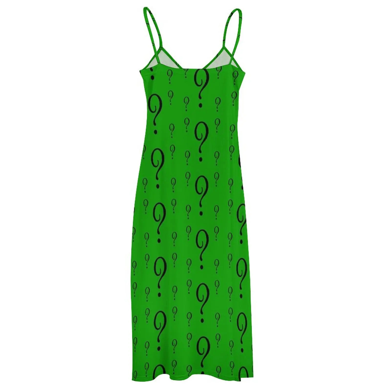 Riddle T-Shirt - Question Mark Sticker Sleeveless Dress Woman clothing Party dresses cute dress