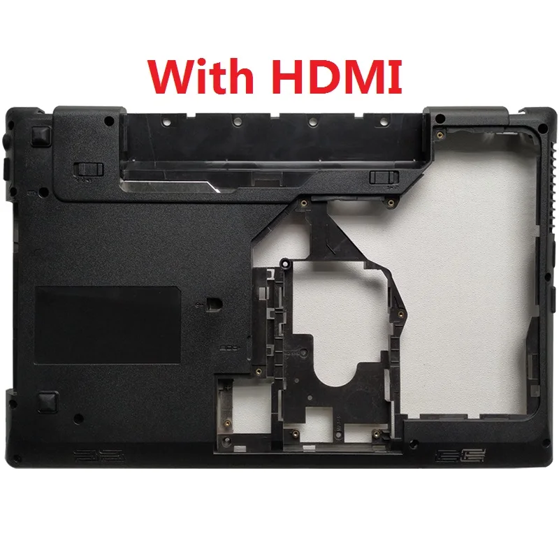 

New Laptop Bottom Cover For Lenovo G570 G575 Bottom Case Base Black "HDMI" Combo