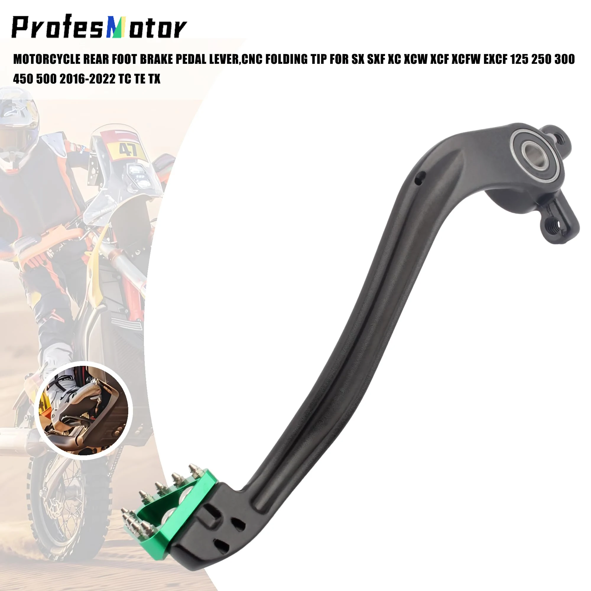 

Motocross CNC Rear Foot Brake Lever Pedal For KTM EXC EXCF XCF XCW SXF 2008-2015 For Husqvarna TC TE TX FC FE FX FS125-501