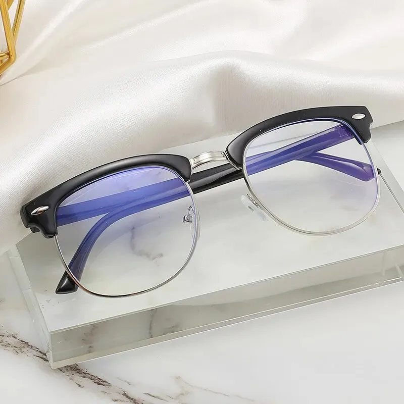 

Men's retro anti-blue light computer glasses, reading and gaming glasses