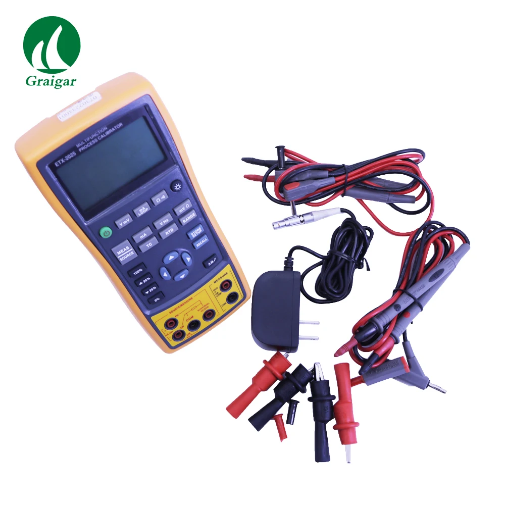 ETX-2025 Handheld Multifunctional Process Calibrator Digital Multimeter 0.02% Accuracy