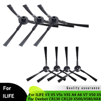 Side Brush Accessories For ILIFE V3 V5 V5s V3S A4 A6 V7 V50 V55 X5 Vacuum Cleaner For Deebot CR130 CR120 X500/X580/KK8 CEN540
