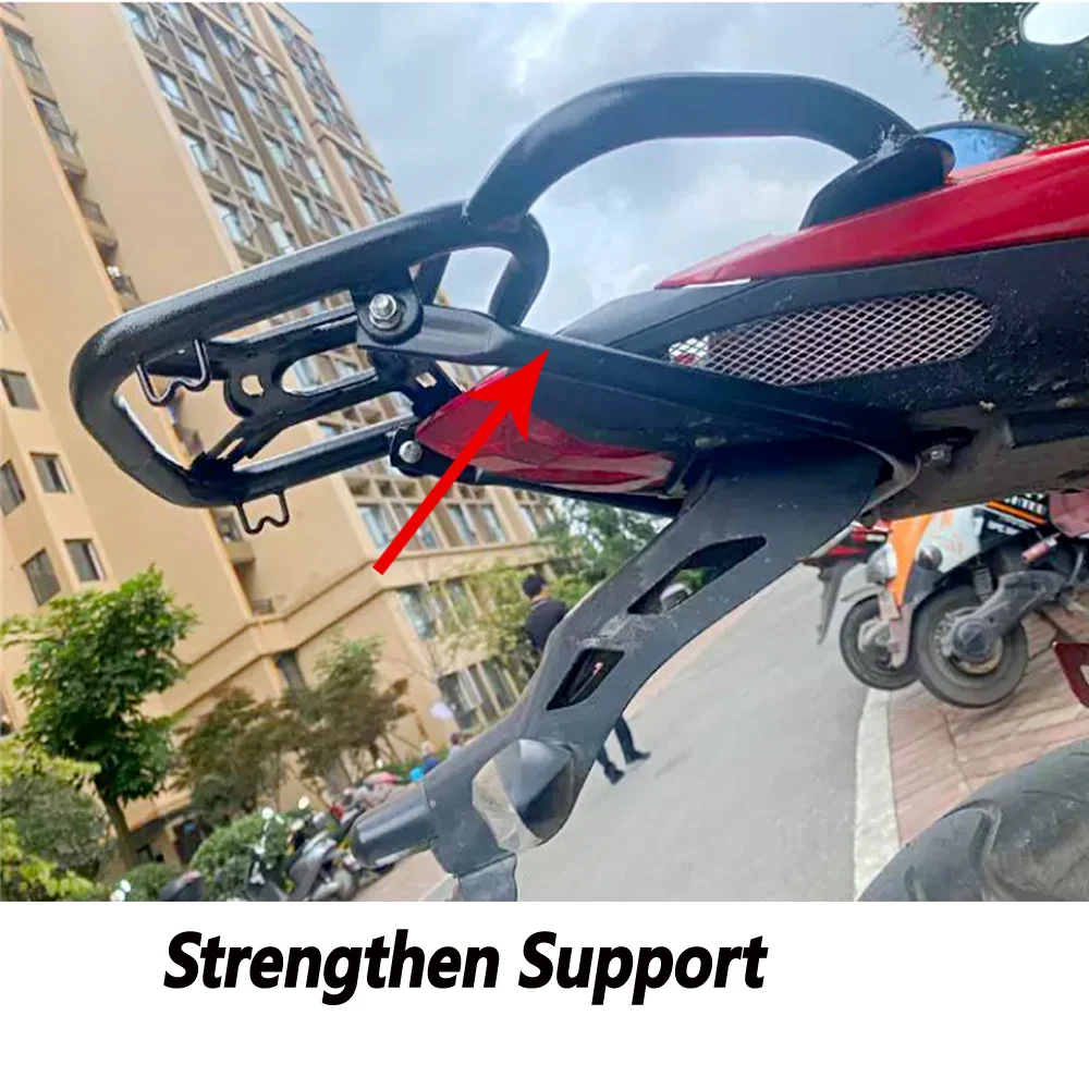 High quality tailstock for Benelli TNT 150i TNT150 luggage rack rear shelf backrest BJ150-29B flip shelf large foot pedal