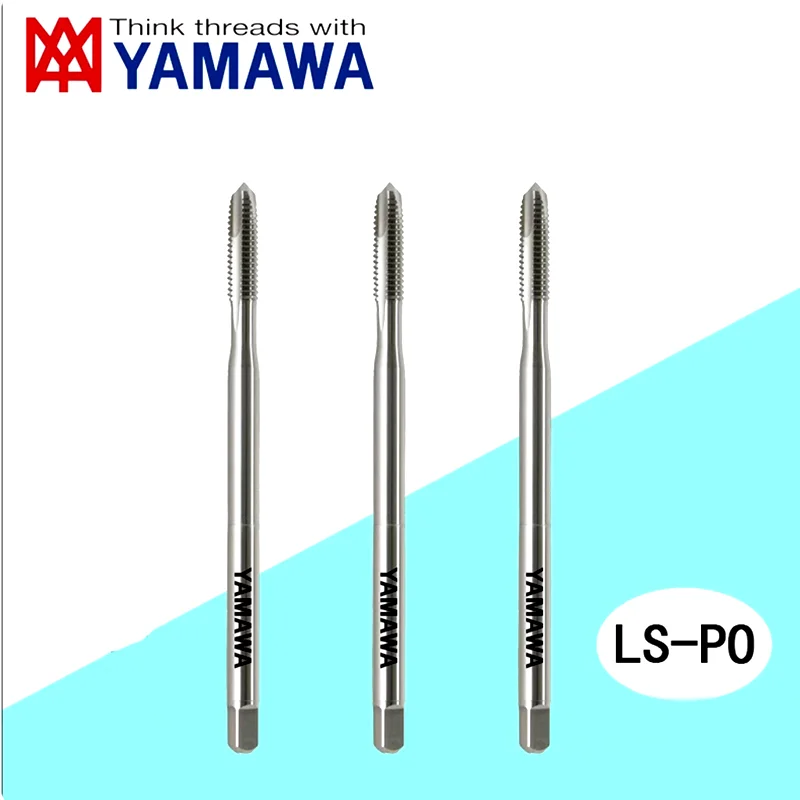 Japan YAMAWA Long Shank 80 100 120 150 MM Spiral Pointed Tap M2 M3 M4 M5 M6 M8 UNC 6-32 8-32 Machine Thread Taps For Deep Hole