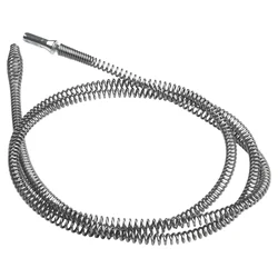 1Pc Drainer Pipe Dredging Tool Drill Connector Rod Spring Pipe Sewer Unblocker 3/2/1M Manganese Steel For Bathroom Kitchen
