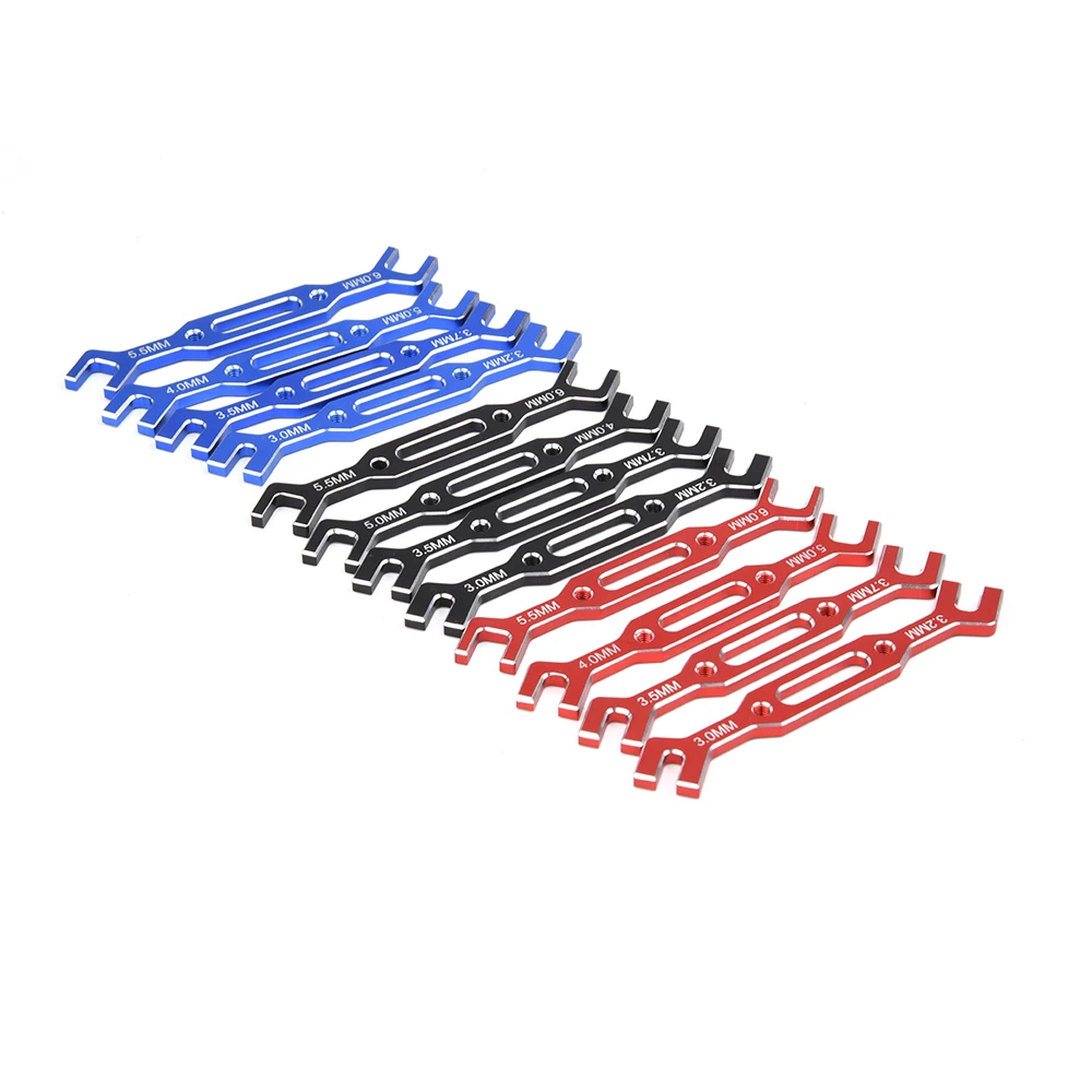 4Pcs Wrench 3/3.2/3.5/3.7/4/5/5.5/6mm Turnbuckle Nut Ball End Joint Remover Universal Tool For RC Car Drone Boat