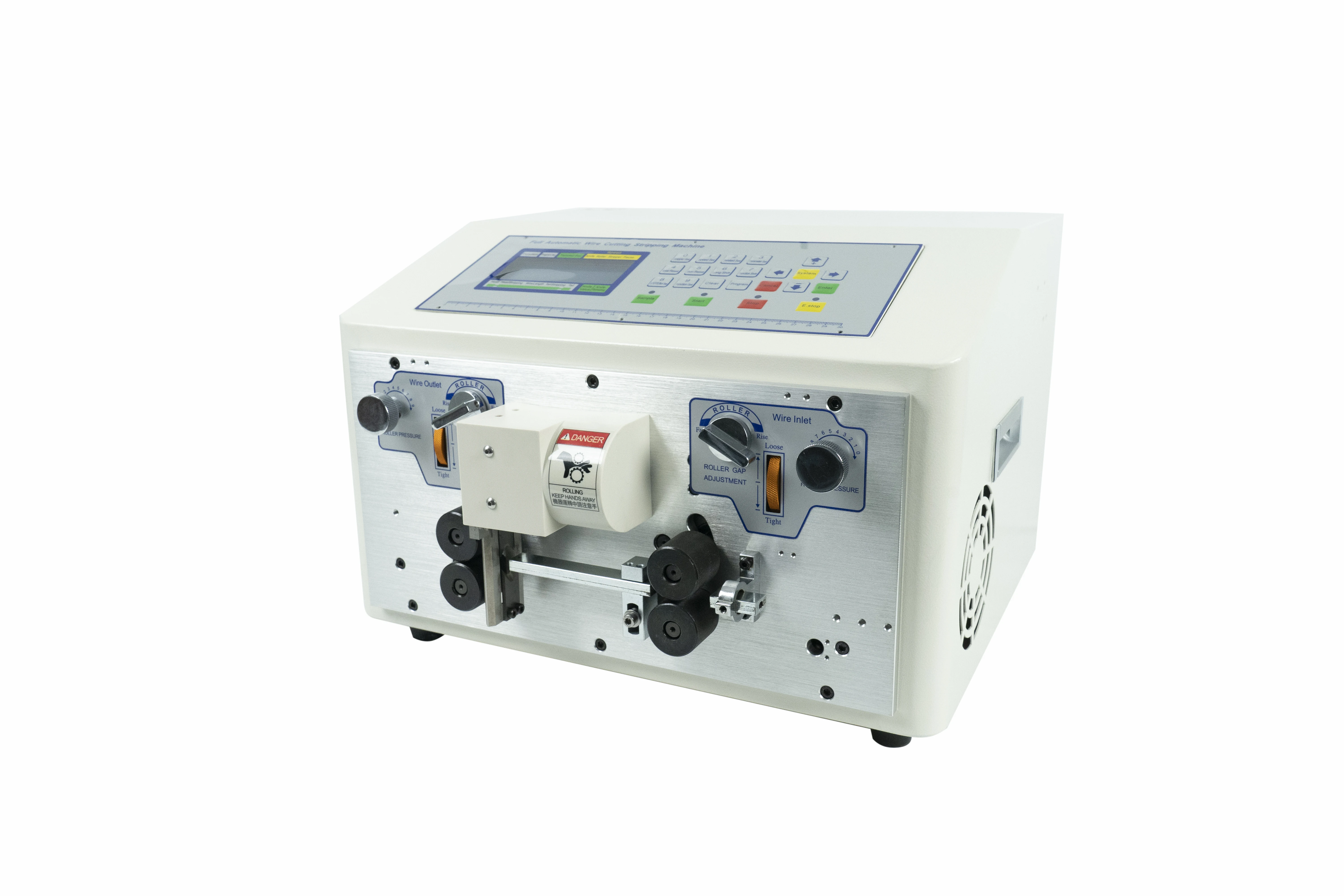 SWT-608-BHT2N/S Flat Sheath Inner And Outer Double Layer Peeling Machine Touch Screen Control Optional Extra Blade Protect Case