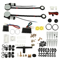 12V Power Window Lift Regulator Conversion Kit with Power Harness Universal for 2 Door Pickup Trucks Vans SUVs