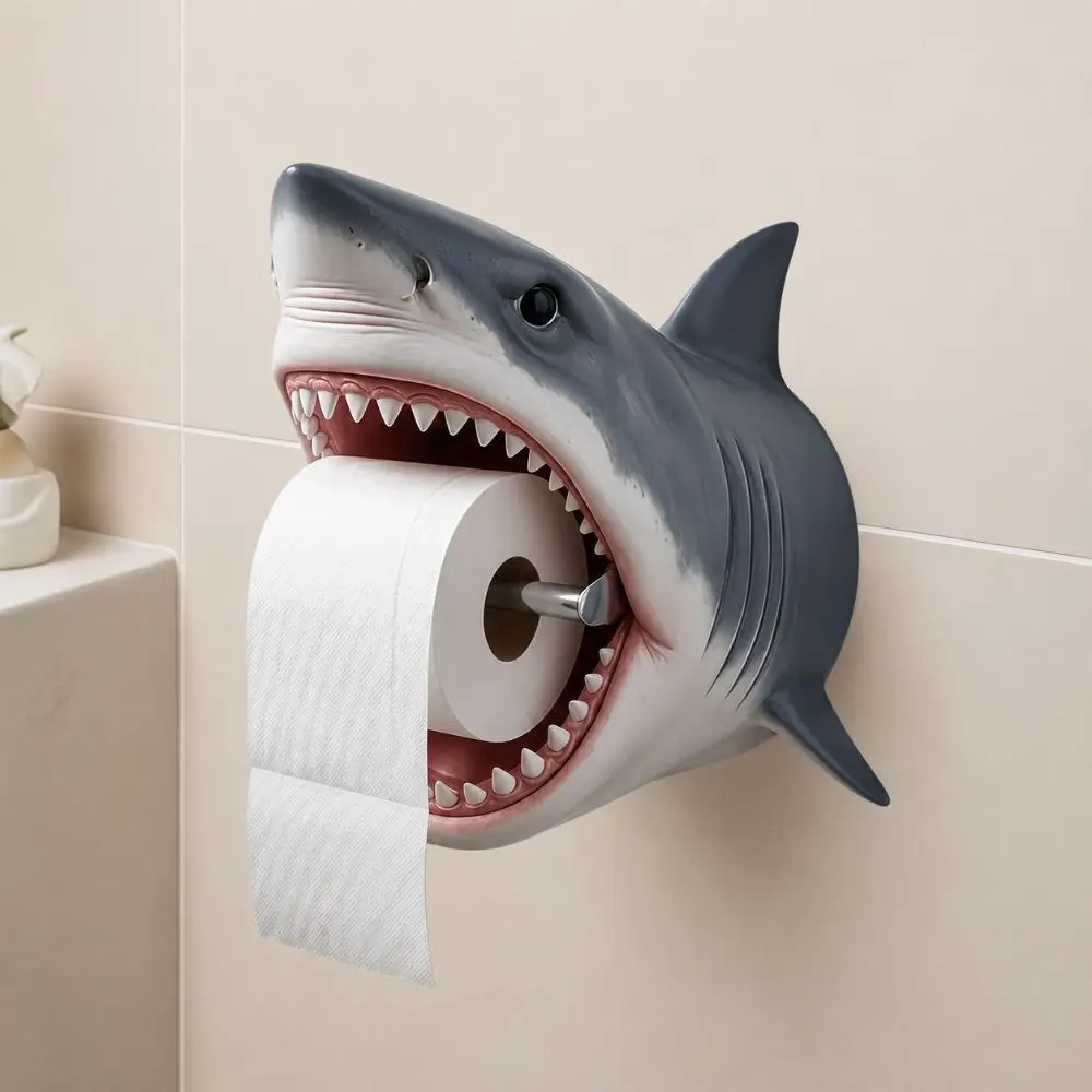 3D Printed Turtle Paper Towel Holder NO Drilling Easy Installation Toilet Tissue Holder Coastal Themed Toilet Paper Holder