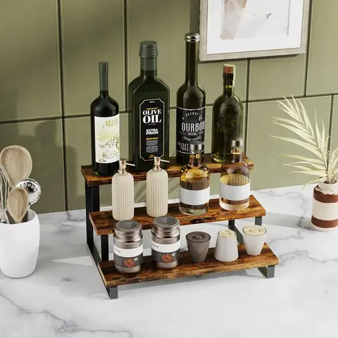 8 best sales लकड़ी का प्रदर्शन स्टैंड - №2