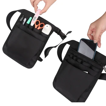 Bolsa de cintura para ferramentas, à prova d'água, reparo manual, kit de ferramentas de nylon, tesoura, pinças, uso externo, universal, sacos de armazenamento para funcionários médicos
