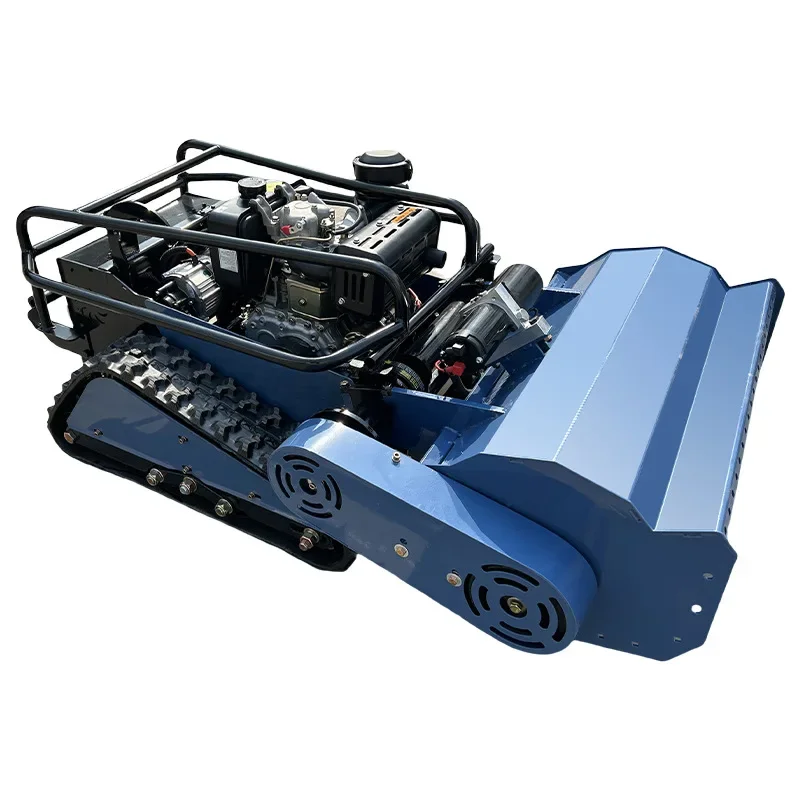 Customizable Orchard Agriculture and Forestry Intelligent Remote Control Lawn Mower 80 Cutting Sub-Grass Crusher Export