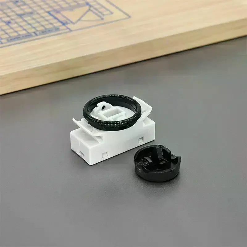 4 PCS 43.409 Round Rocker Switch Recessed Lights Switch FOR Under-Unit Lights In The Kitchen