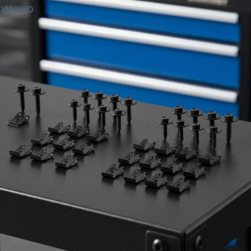 【CR】Hex Head Metal Fastener Kit Universal Screw Nut Set for Car Engine Splash Shield  Liner Replacement Maintenance
