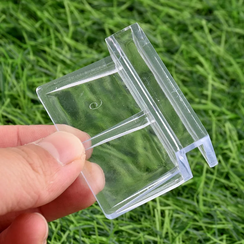 8Pcs 5/6/8/10/12mm Aquarium Acrylic Clip Glass Cover Support Holders Accessories Transparent Fish Tank Cover Plate Bracket Clamp