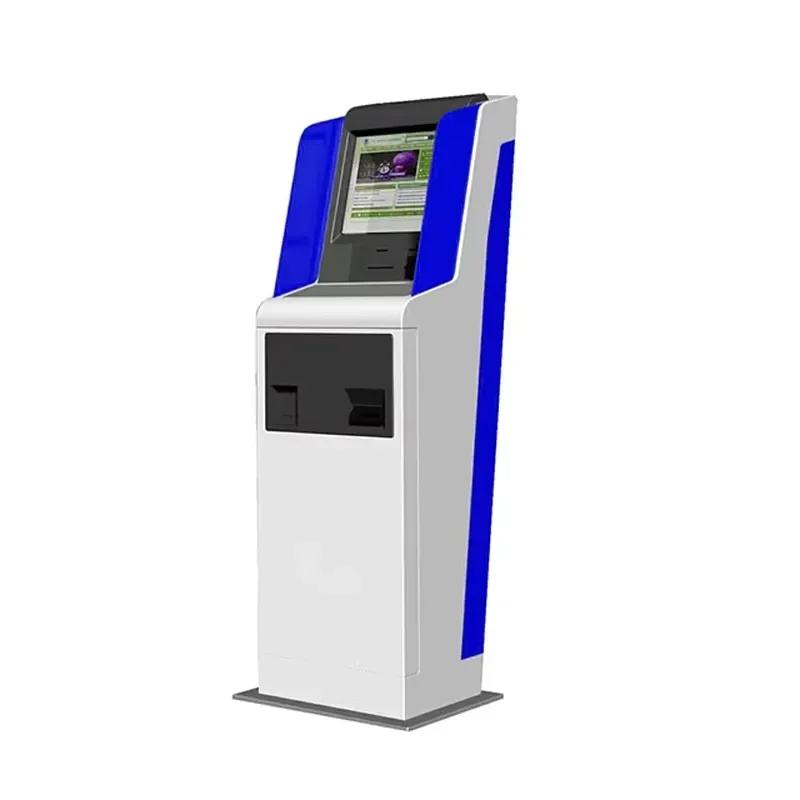 Biometric Fingerprint Scanner Touch Screen Donation Wifi InternetSim Card Cash Deposit Kiosk