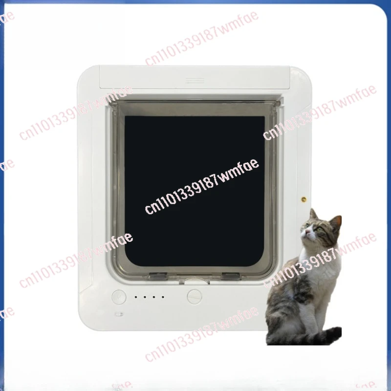 

Умная бесшумная электрическая дверь для животных (кошек и собак) с функцией свободного прохода и распознаванием чипов, подходит для стеклянных, железных и деревянных дверей