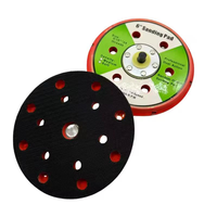 6Inch 15 Holes Hook and Loop Backing Plates, Air Sander Polisher PU Backing Pad for Sanding Polishing Buffing