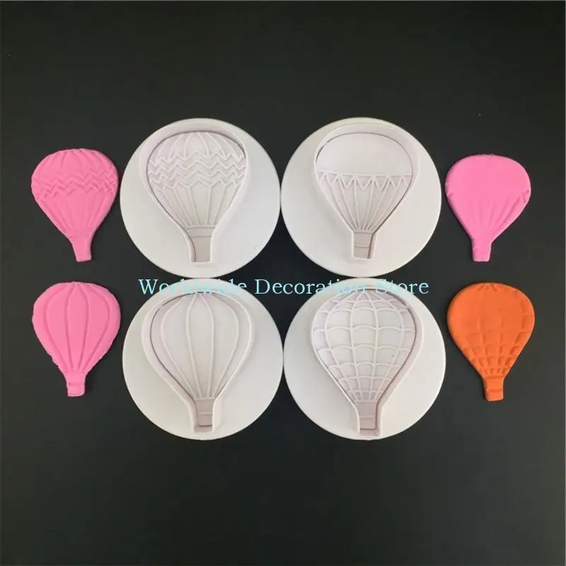 Q39B 4 Pack 친환경 3D 프린팅 베이킹 가제트 쿠키 절단기 DIY 쿠키 금형
