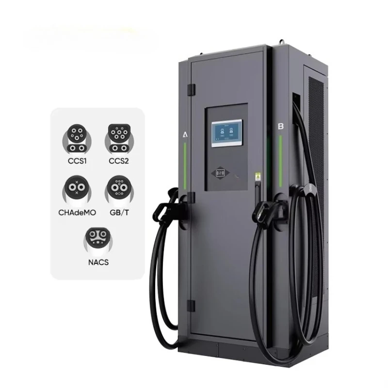 Floor-standing DC Electric Vehicle Charging Station 60-240kW IP54 Waterproof LCD Display Interface Standard EV