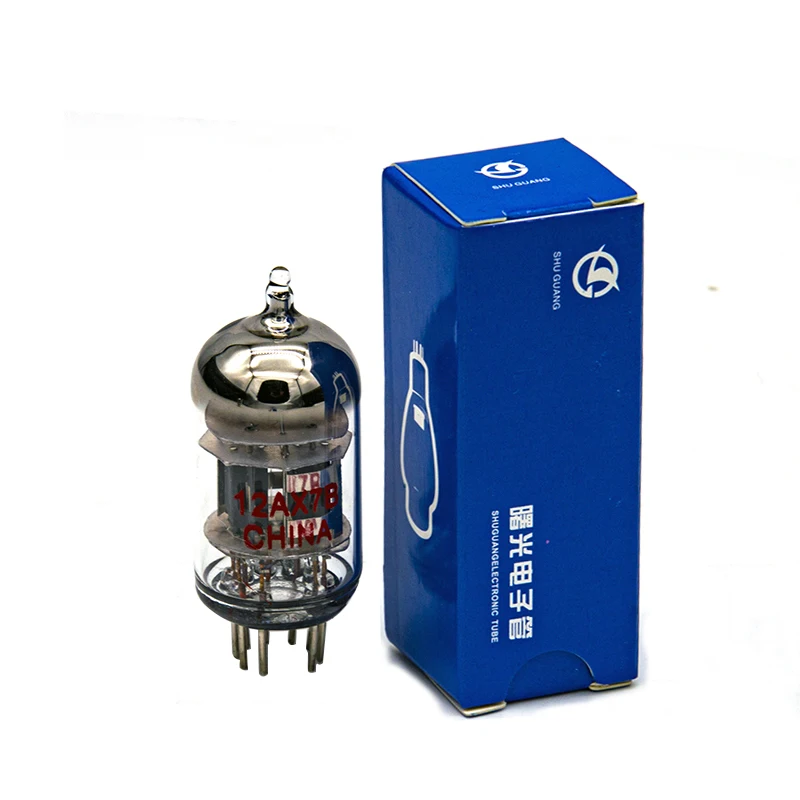 12AX7B 12AU7 Shuguang Vacuum Tube Replaces ECC83 ECC82 6N4 for Vacuum Tube Preamplifier HIFI Preamplifier Diy Amplifier Audio