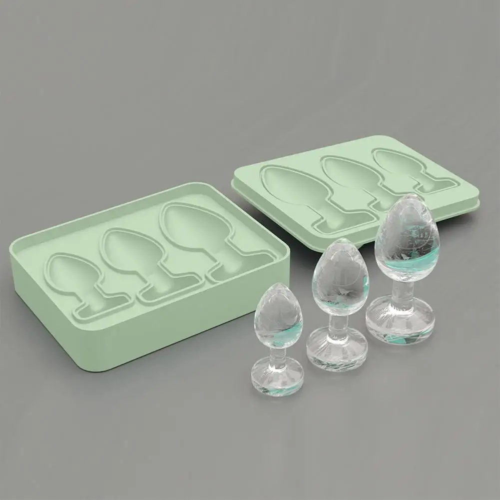 Hilarious Ice Tray Humorous Butt Plugging Ice Cube Tray for Whiskey Cocktails Candy Funny Diy Mold Tool for Party Pranks