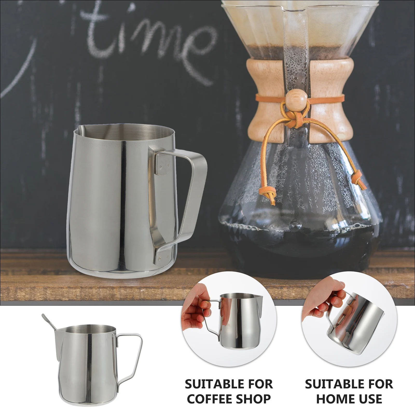

350 Ml Latte Art Cup Milk Frothing Pitcher Coffee Cup Home Use Pull Flower Tank Foaming Pot Easy Clean Practical Kitchen