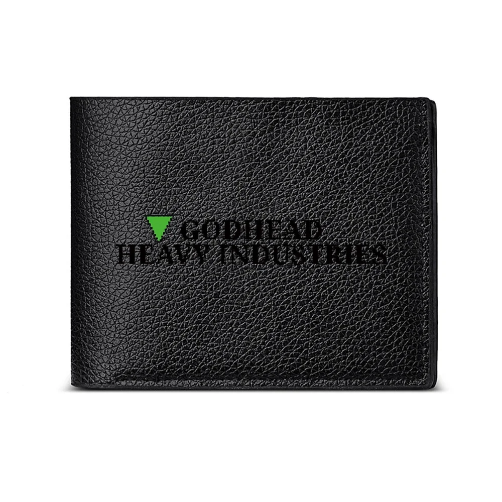 Godhead Heavy Industries Logo Print Men's Wallet Card Holder Casual Business Fashion Design