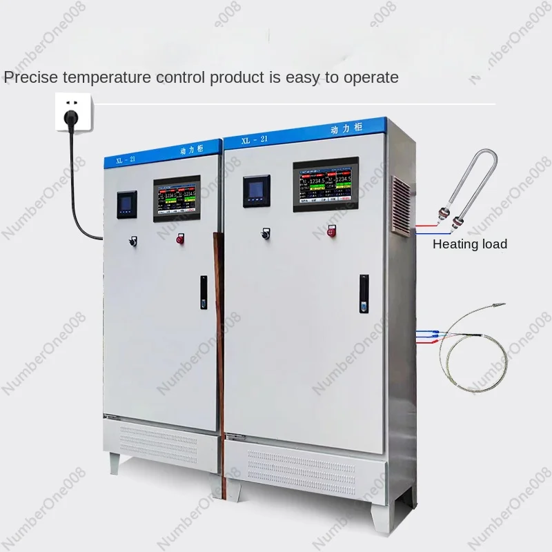 SCR electric furnace temperature control cabinet high precision touch screen program segment temperature control cabinet