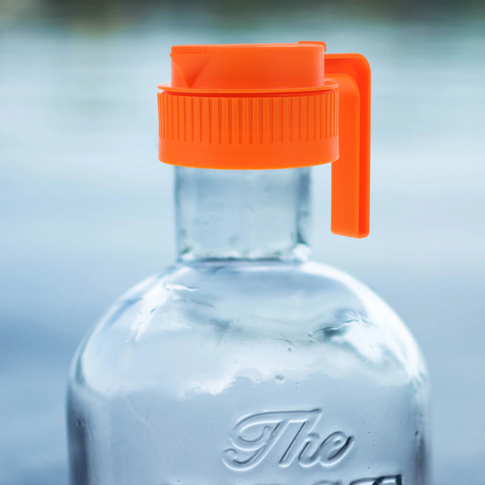 

1pcs Lids With Handle Premium Sealed Replacement Cover For Food Storage Hard Handle Spout Lid Mason Jar Caps Sealed